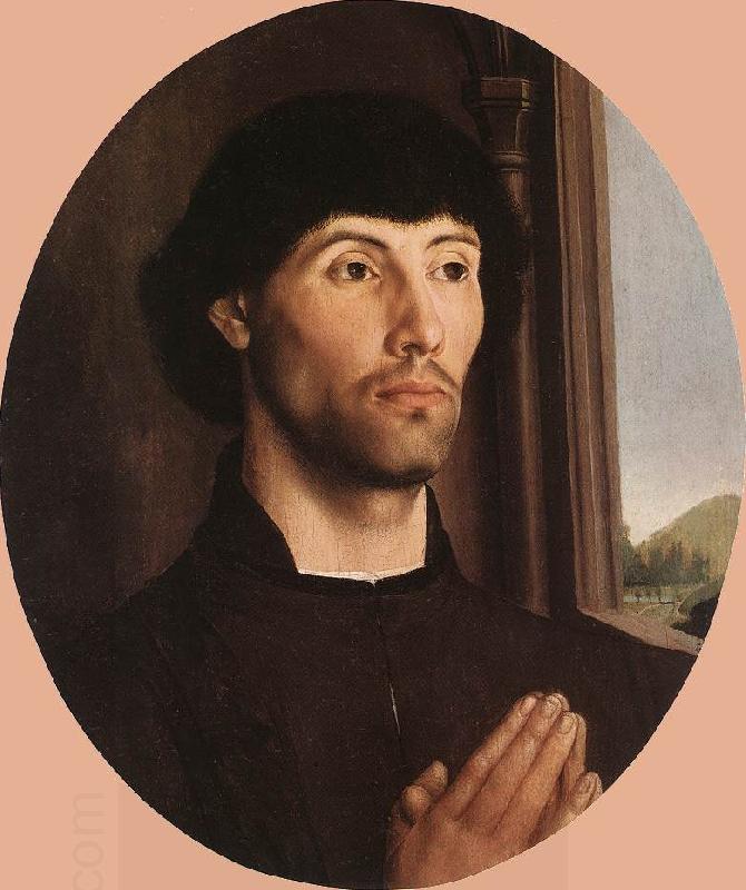 GOES, Hugo van der Portrait of a Man oil painting picture